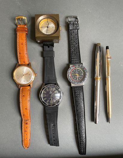 
Three YEMA men's wrist watches




-Two...
