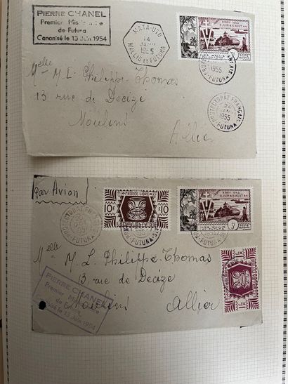 null 
Lot de timbres : France et étranger.

(4 albums)
