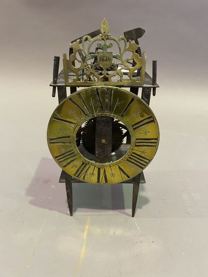 Wrought iron clock movement, 17th century

30,5...