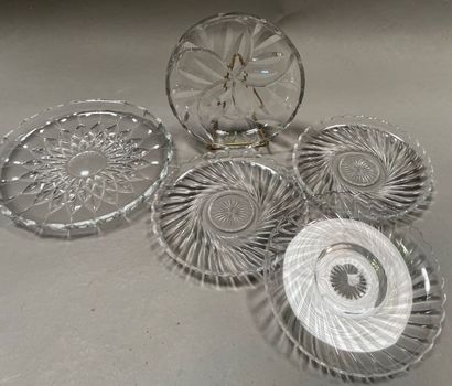 BACCARAT : Round dish in cut crystal

H:...