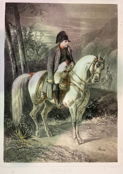 null D'après CHARLET

Napoléon, Campagne de France

Gravure en couleurs

73 x 51...