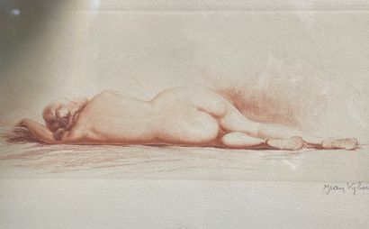 null Jean VYBOUD (1872-1944)

Nudes from behind

Two etchings printed in red chalk,...