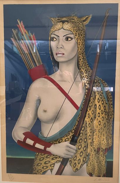 null Félix LABISSE (1905-1982)

Amazone

Lithographie en couleurs, signée à la mine...