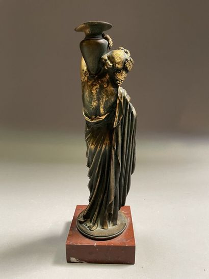 null 
James PRADIER (1790-1852)




Bacchante 

Proof in gilded and patinated bronze,




Signature...