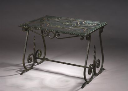FRENCH WORK 1940

Coffee table in wrought...
