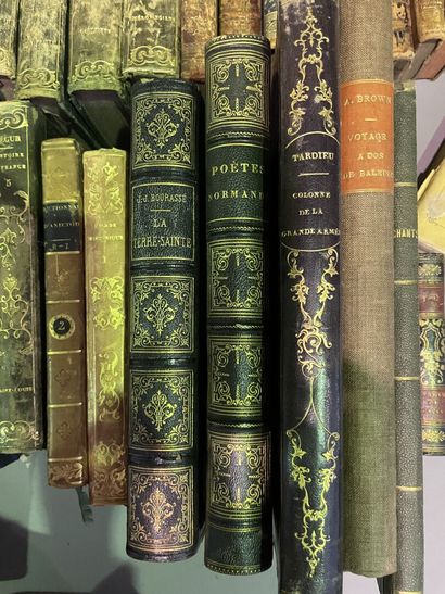  Lot de livres reliés du XIXème et du XXème siècle 
(5 cartons environ)
