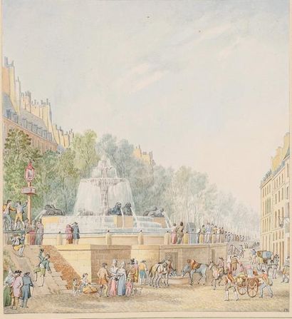 Félicie MEUNIÉ d'après Pierre-François-Léonard FONTAINE (Pontoise 1762 - Paris 1853)