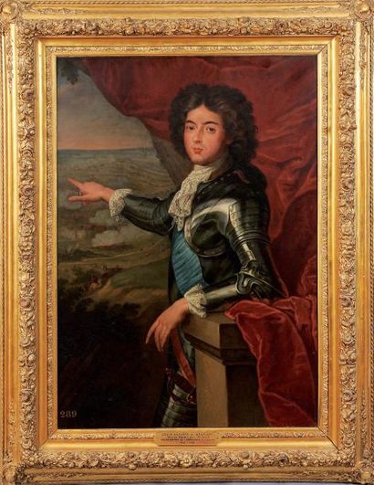 École française du XIXème siècle, d'après François de Troy Portrait de Louis Auguste...