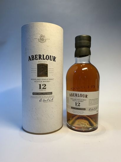 3 bouteilles de ABERLOUR : 
- Highland Single...