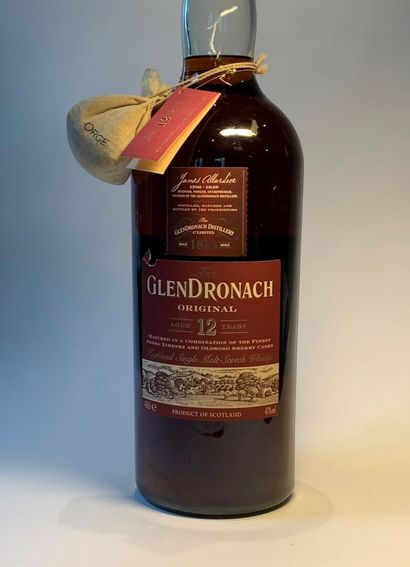 null 1 bouteille de GLENDRONACH Original 12 years Matured in a combination of the...