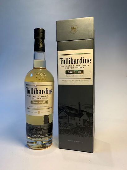null 4 bouteilles de TULLIBARDINE de 70 cl, 43 % :

- Highland Single Malt Scotch...