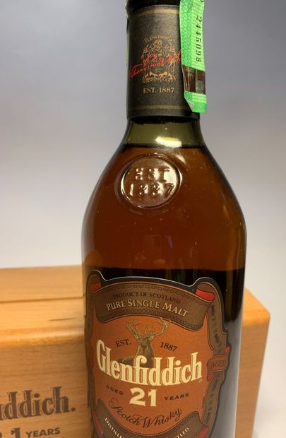 null 1 bouteille de GLENFIDDICH 21 Years Pure Single Malt Scotch Whisky, 70 cl, 40...