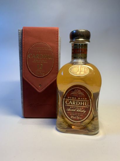 null 2 bouteilles de CARDHU de 70 cl, 40 % :

- 12 Years Pure Malt Speyside Scotch...