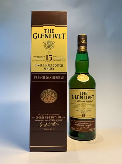 null 3 bouteilles de THE GLENLIVET de 70 cl, 40 % :

- 15 Years French Oak Reserve...