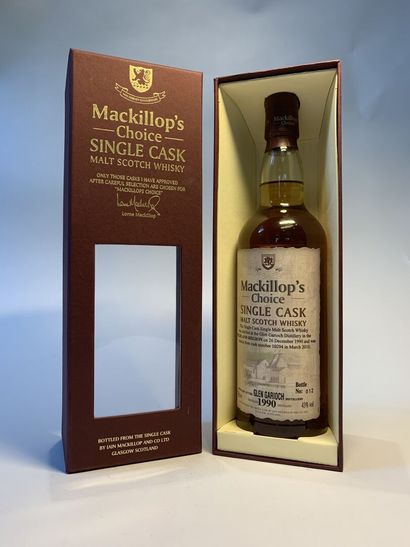 null 1 bouteille de GLEN GARIOCH Mackillop's Choice Single Cask Malt Scotch Whisky...