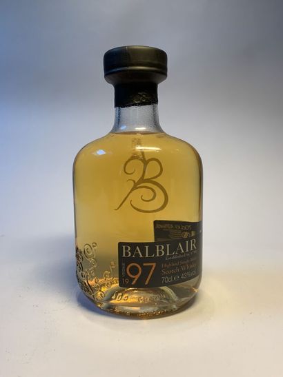 null 1 bouteille de BALBAIR Vintage 1997 Highland Single Malt Scotch Whisky, 70 cl,...