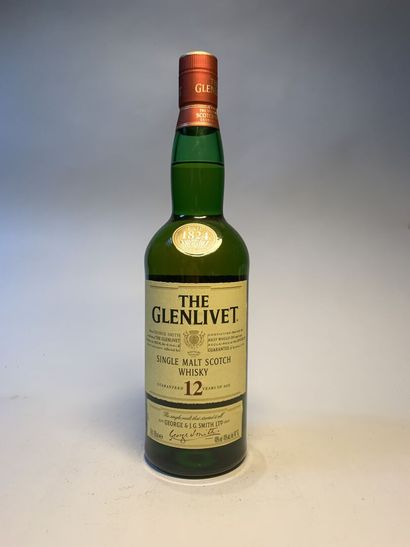 null 3 bouteilles de GLENLIVET de 70 cl :

- 12 Years Single Malt Scotch Whisky,...