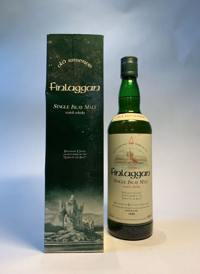 null 4 bouteilles :

- FINLAGGAN Old Reserve Distilled 1989 Single Islay Malt, 70...
