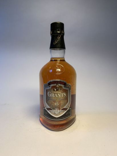 null 2 bouteilles de GRANT & SON's :

- Single Grain Scotch Whisky Blackbarrel Matured...