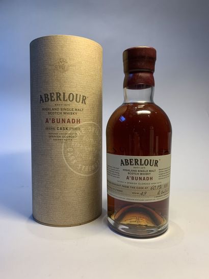 null 2 bouteilles de ABERLOUR :

- Casg Annamh Highland Single Malt Scotch Whisky,...