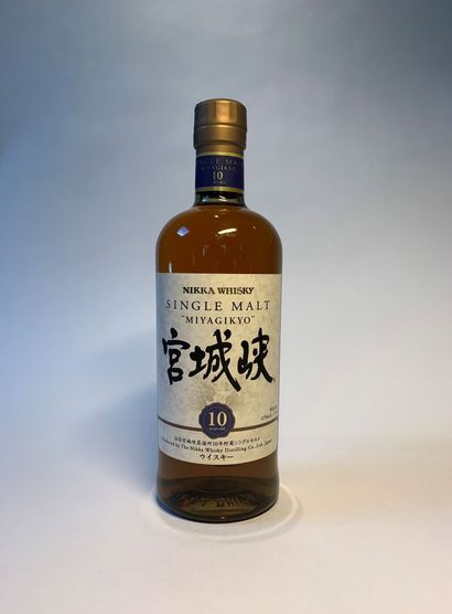 null 1 bouteille de NIKKA Miyagikyo Single Malt 10 Years, 70 cl, 45 %