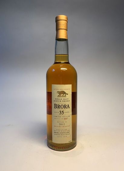 null 1 bouteille de BRORA 35 Years Single Malt Scotch Whisky, 70 cl, 48,1 %, Natural...