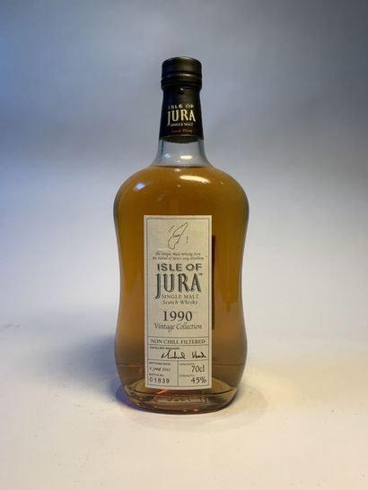 null 1 bouteille de ISLE OF JURA 1990 Vintage Collection Single Malt Scotch Whisky,...