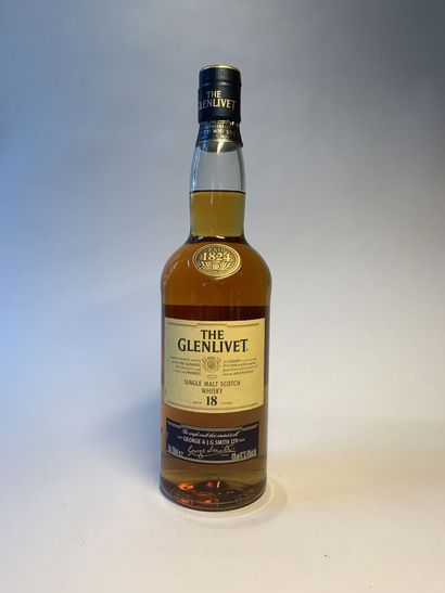 null 2 bouteilles de THE GLENLIVET de 70 cl, 43 %:

- 18 Years, dans son étui

-...