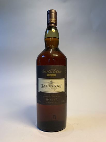 null 1 bouteille de TALISKER Distillers Edition, 1 Litre, 45,8 %, Distilled 1992...