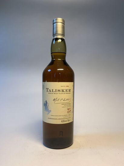 null 2 bouteilles de TALISKER de 70 cl, 45,8 % :

- 25 Years Single Malt Scotch Whisky,...