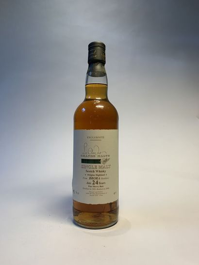 null 1 bouteille de BRORA 24 Years Single Malt Scotch Whisky Origine Highland, Fino...