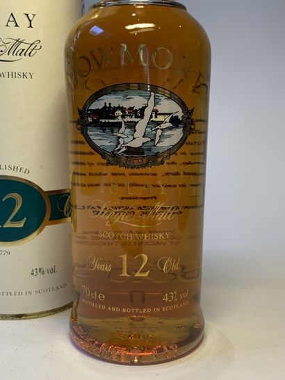 null 2 bouteilles de BOWMORE :

- 12 Years Mariner Islay, Single Malt Scotch Whisky...