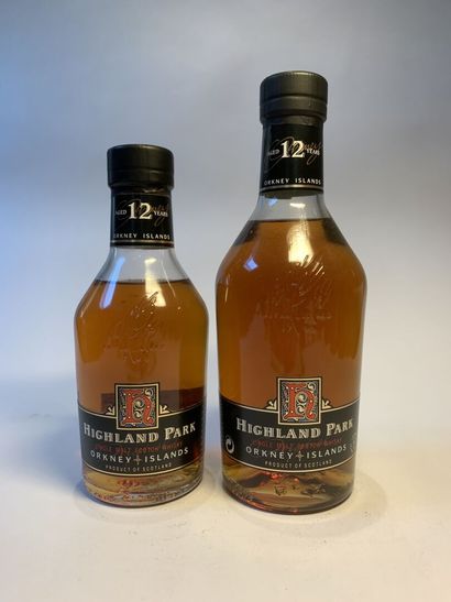 null 3 bouteilles de HIGHLAND PARK :

- 2 de 12 Years Orkney Islands, Single Malt...