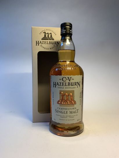 null 2 bouteilles de SPRINGBANK de 70 cl, 46 % :

- Hazelburn CV Triple Distilled...