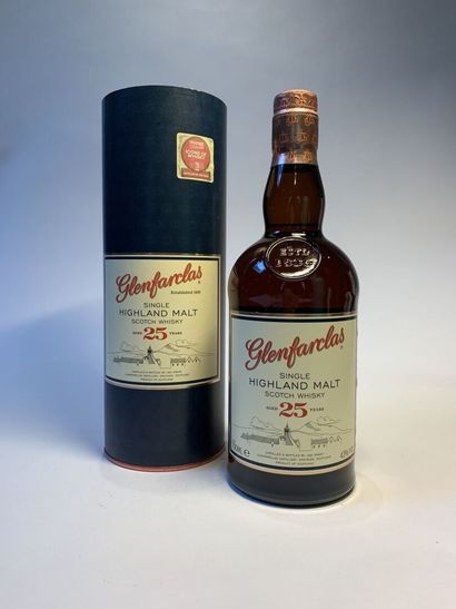 null 1 bouteille de GLENFARCLAS Single Highland Malt Scotch Whisky 25 Years, 700...