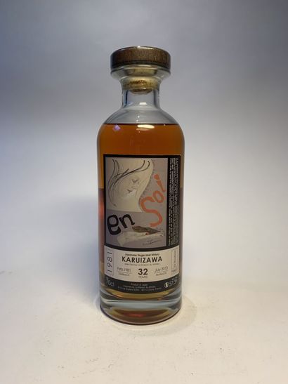 null 1 bouteille de KARUIZAWA Japanese Single Malt Whisky Distilled in February 1981,...