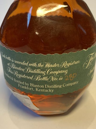 null 1 bouteille de BLANTON's Kentucky Straight Bourbon Whiskey Single Barrel Bourbon...