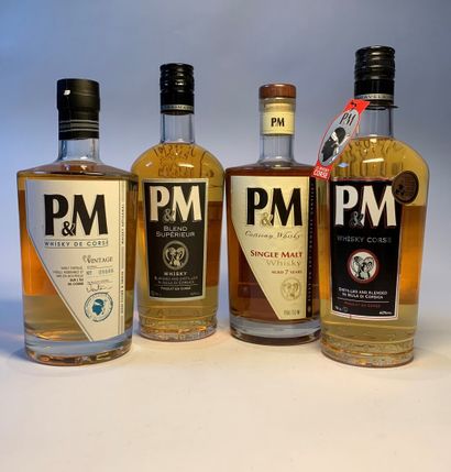 4 bouteilles de P & M (Pietra & Mavella)...