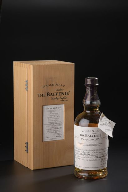 null 1 bouteille de BALVENIE Vintage Cask 1970 70 cl, 44,6 %, Distilled 31st July...