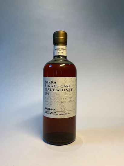 null 1 bouteille de NIKKA 1991 Single Cask Malt Whisky, 70 cl, 58%, Distilled in...