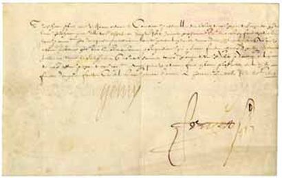 HENRI IV [1553 - 1610] roi de France. Lettre signée « Henry », adressée aux consuls...