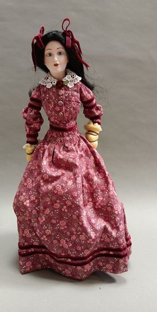 null Deux poupées, la tête en biscuit. 

Franklin HEIRLOOM DOLLS. 

Parfait état...