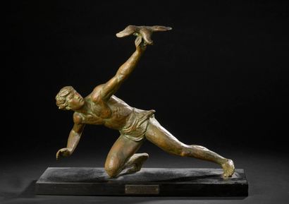 null 
Alexandre KELETY (1876-1940)




Eagle and hunter. 




Proof in bronze with...