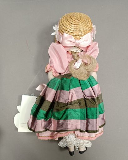 null 
Lot of five dolls, some with bisque head and closed mouth. 




Italian doll...