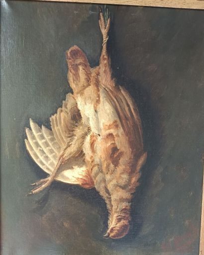 null 
Oil on canvas, in the taste of CHARDIN.




Still life representing a pheasant....