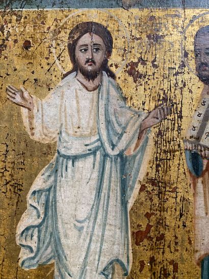 null 
Icône grecque du XIXème siècle : 

Le Christ au Mont des oliviers. 

Huile...