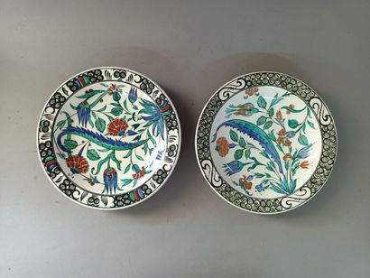 Two glazed earthenware dishes. In the taste...