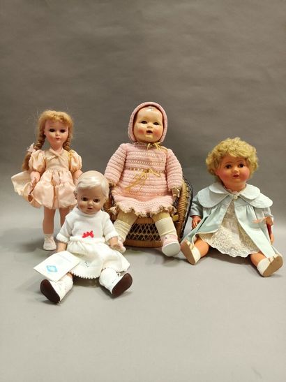 null 
Two SCHILBLKROT dolls, a schoolgirl with moving eyes and a baby. 




Good...