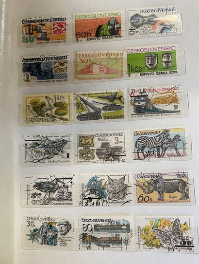 null Collection of recent stamps and first day covers, France and abroad.

9 alb...