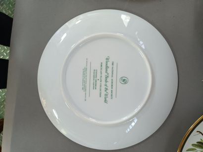 null Set of six porcelain plates with birds. 

Signed Arthur SINGER.

Porcelain FRANKLIN...